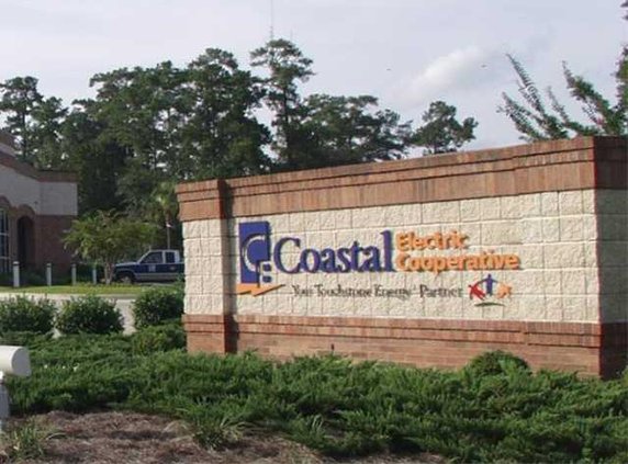 Coastal EMC logo sign