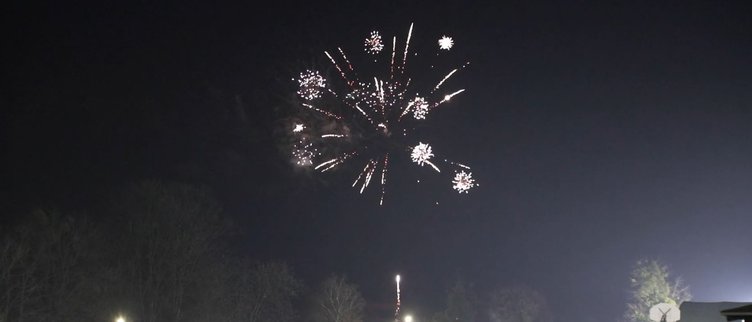 Powidz fireworks