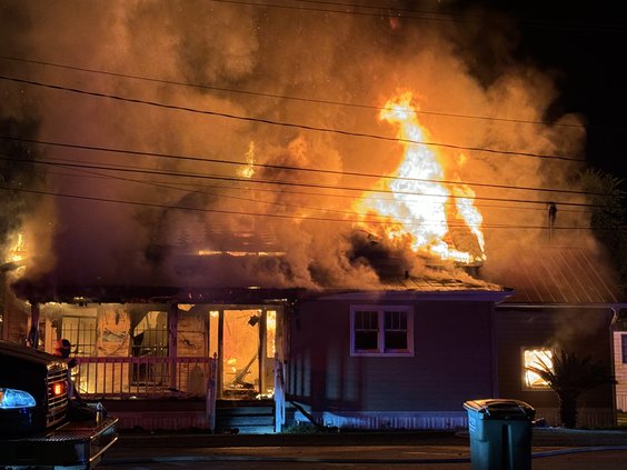 Ludowici fire 1