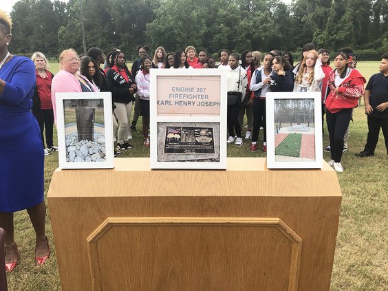 Lewis Frasier Patriots pay homage to 9/11