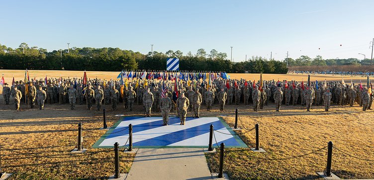 1st Brigade color casing