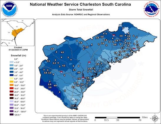 NWS snow totals