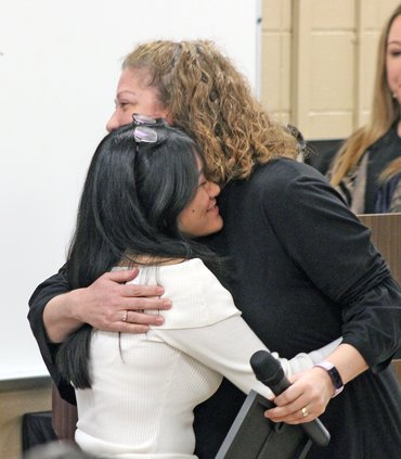 Bradwell Institute STAR Student Kim Duong and her STAR Teacher, Kathryn Snelson