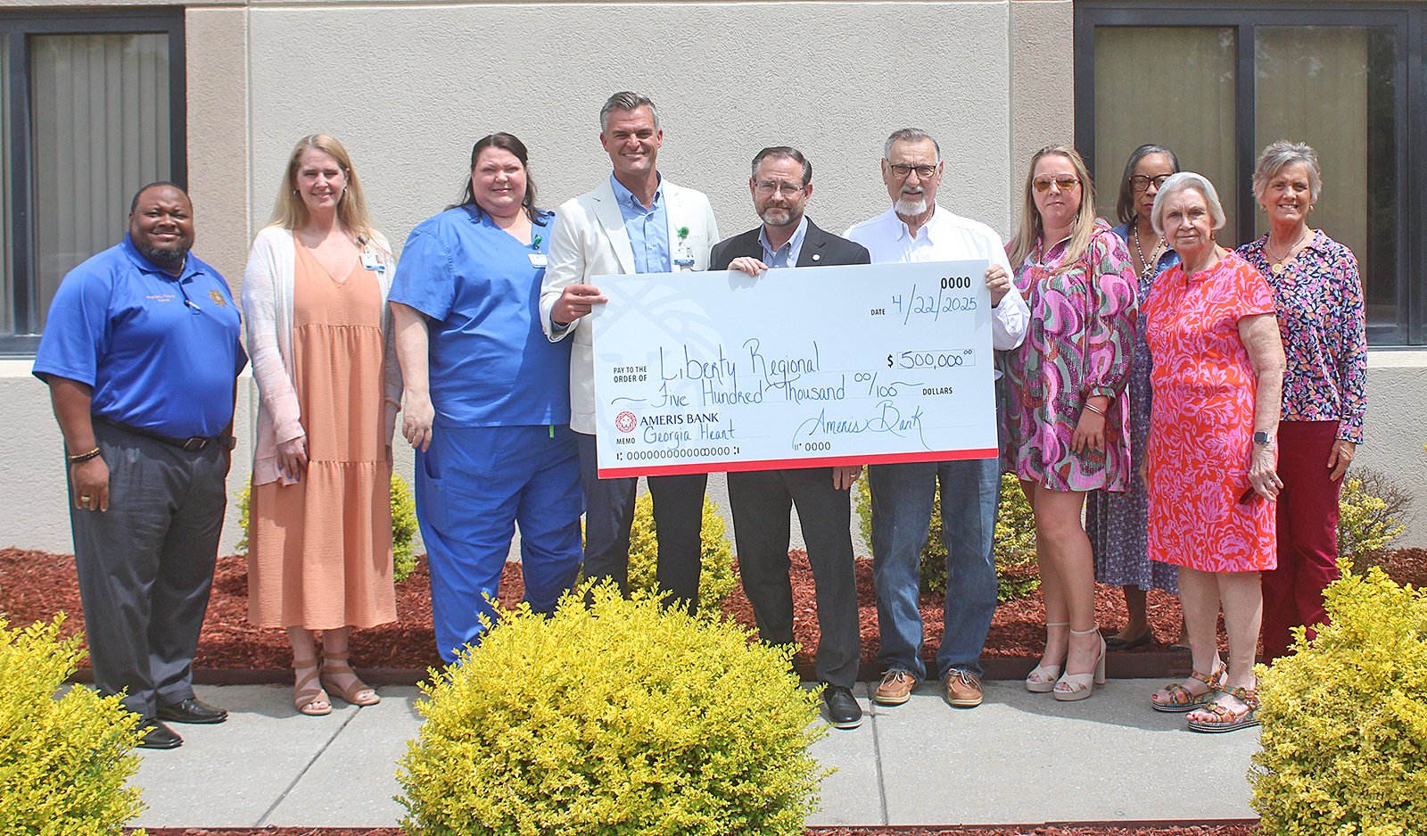 Ameris Bank pumps $500,000 into hospital through HEART program