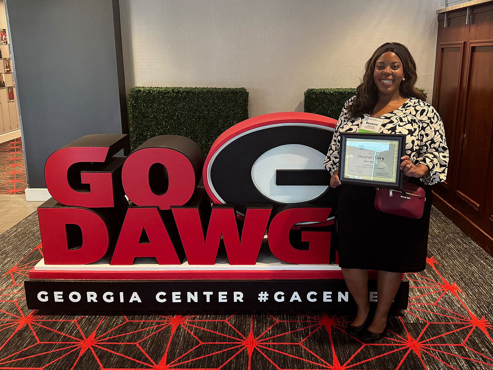 Chamber’s Riley receives GACCE Service Award