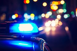 police blue lights graphic