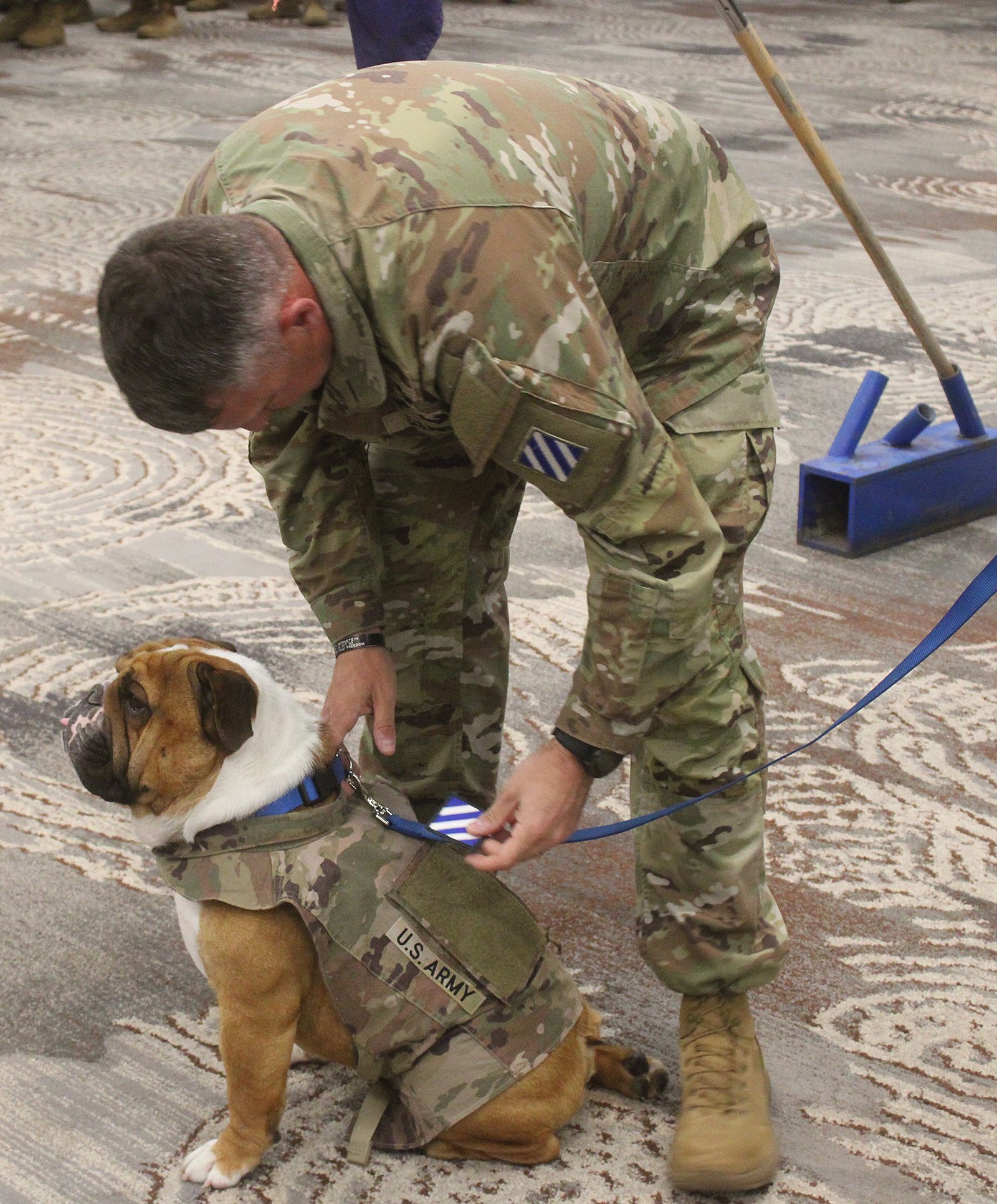 ‘Rocky’ gets his 3rd ID patch