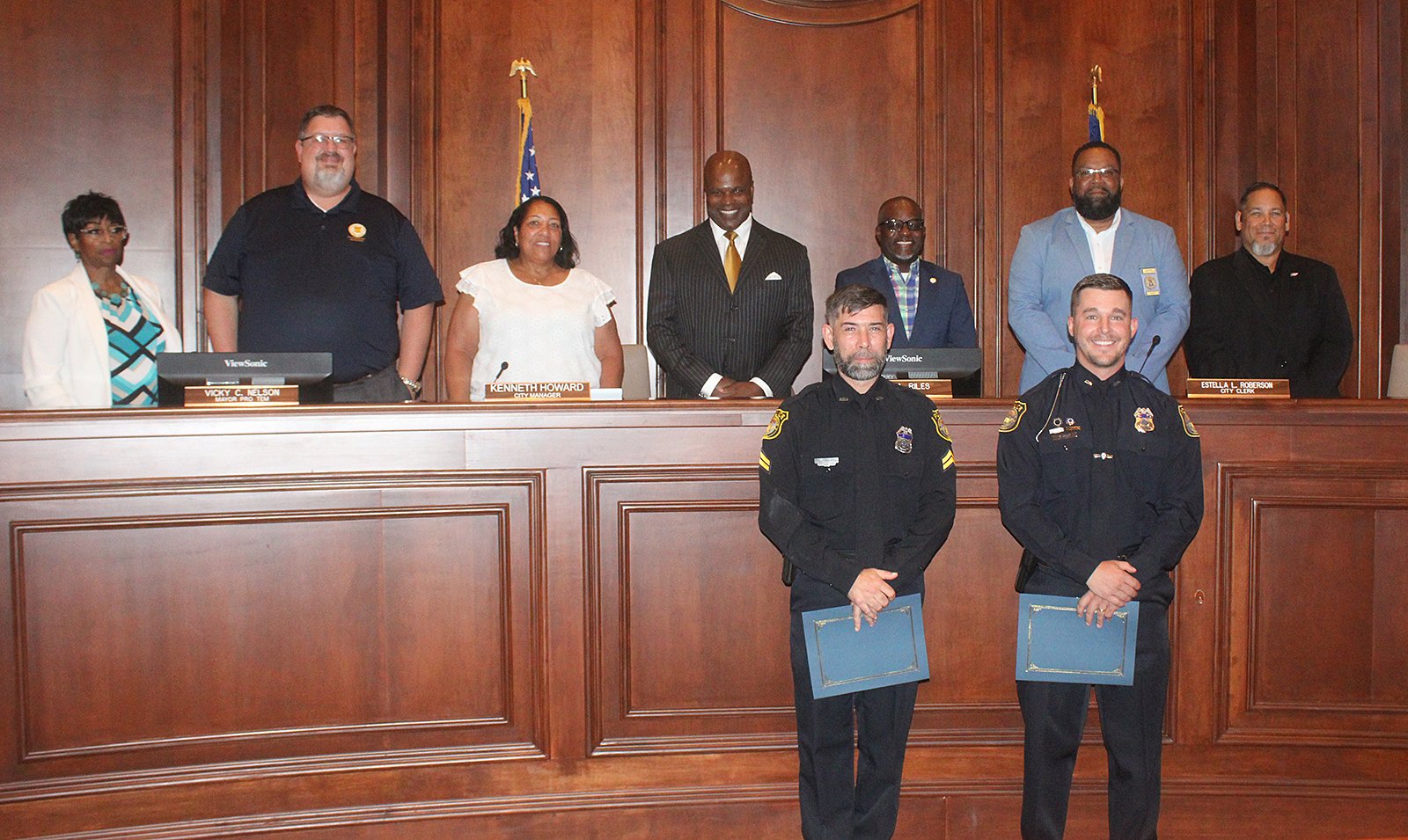 City recognizes HPD officers for 2024 actions