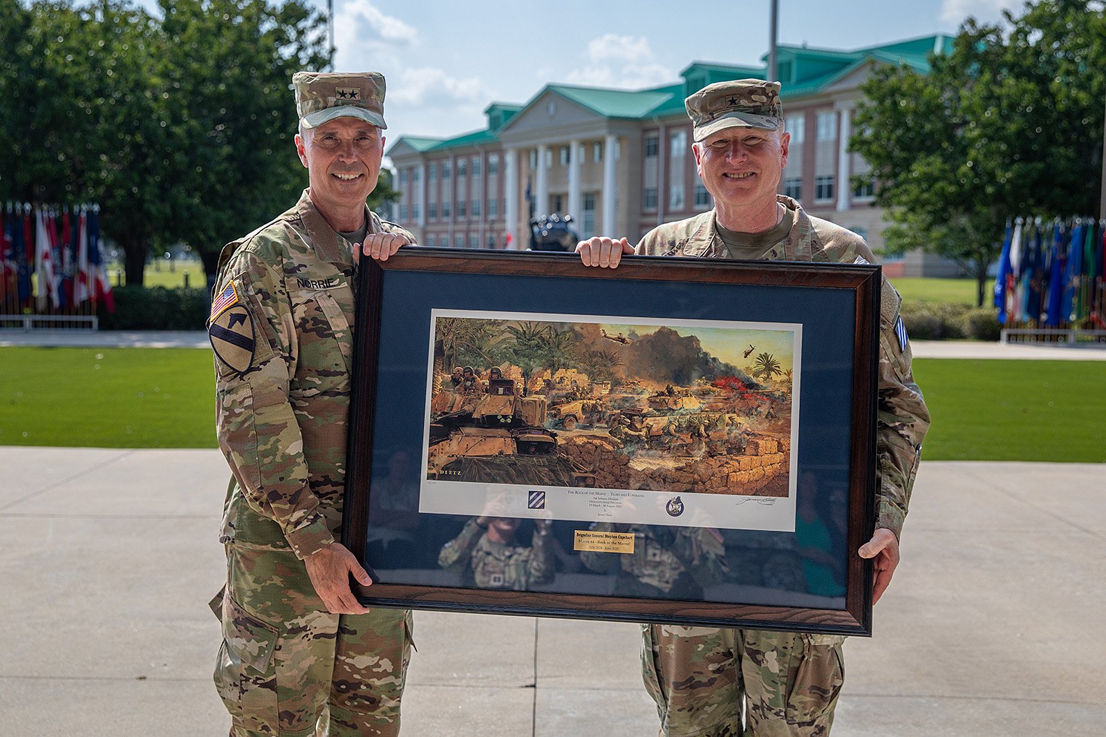 Capehart says farewell to 3rd ID