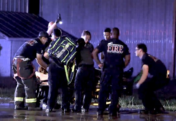 woman shot