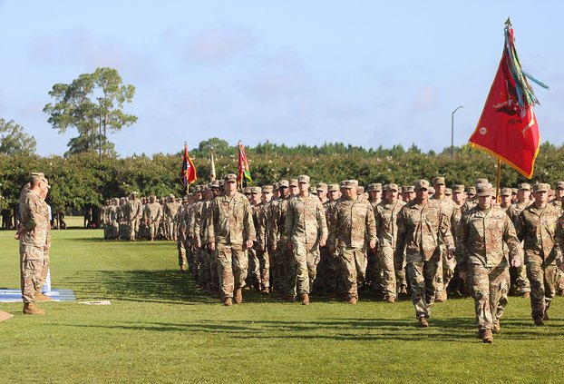 change of command-pass in review