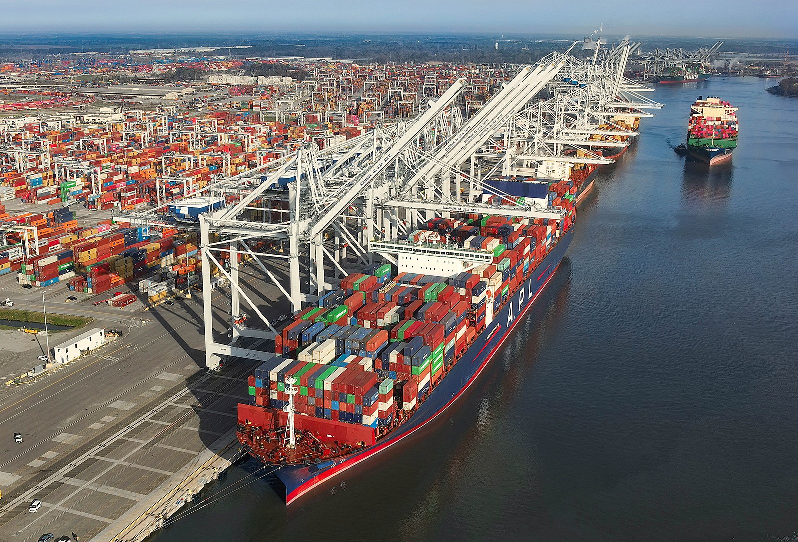 Savannah ports record second busiest year