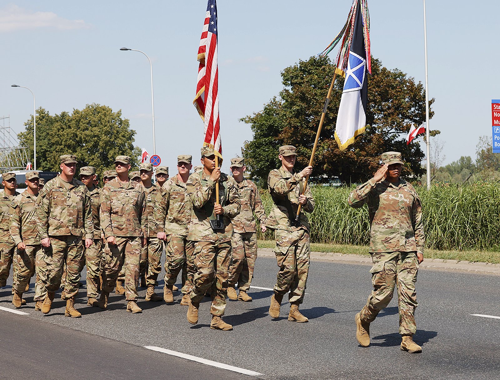 3rd ID’s Raider Brigade on parade in Poland