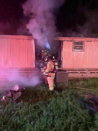 Long County mobile home fire