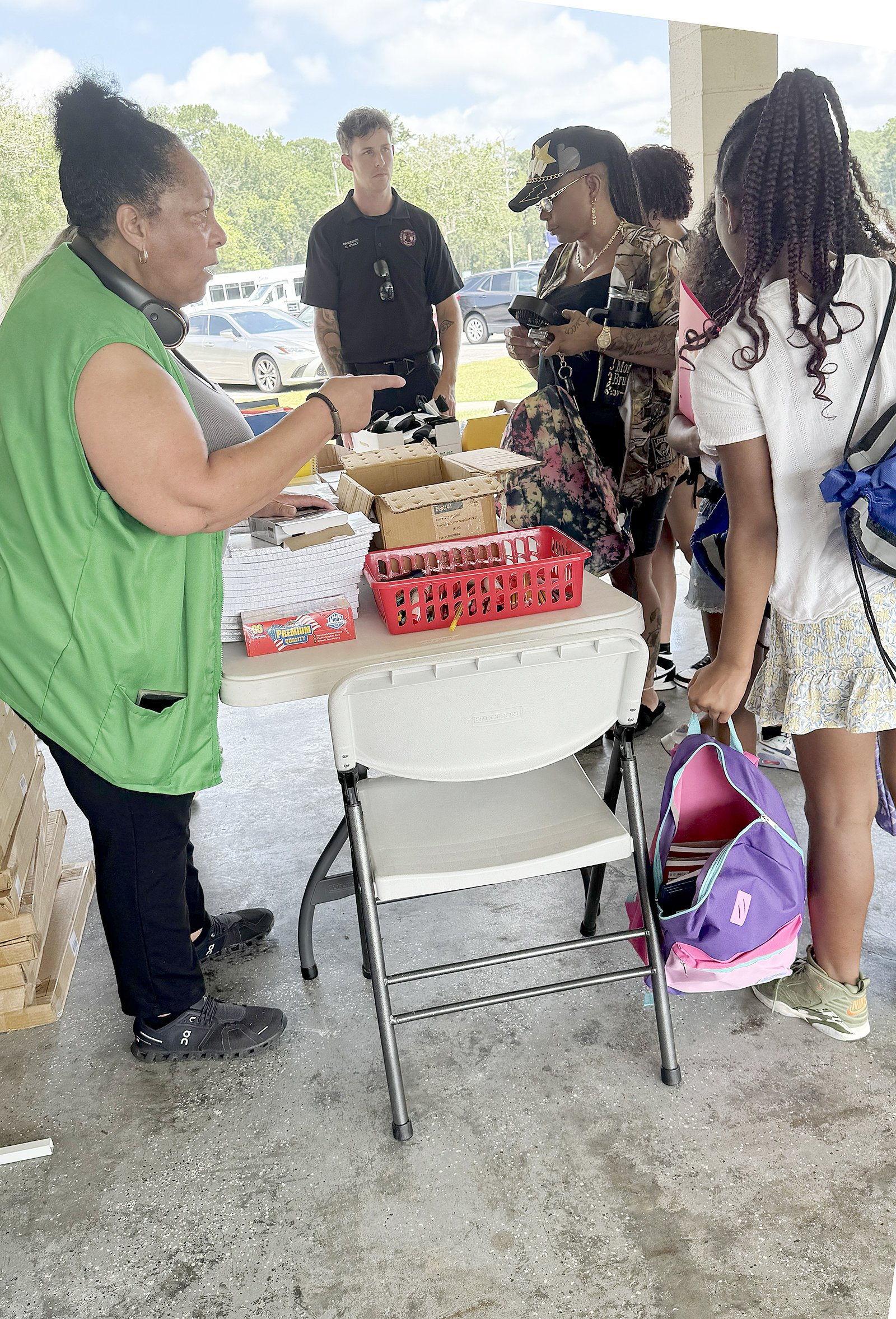 Back to school rally at James Brown Park