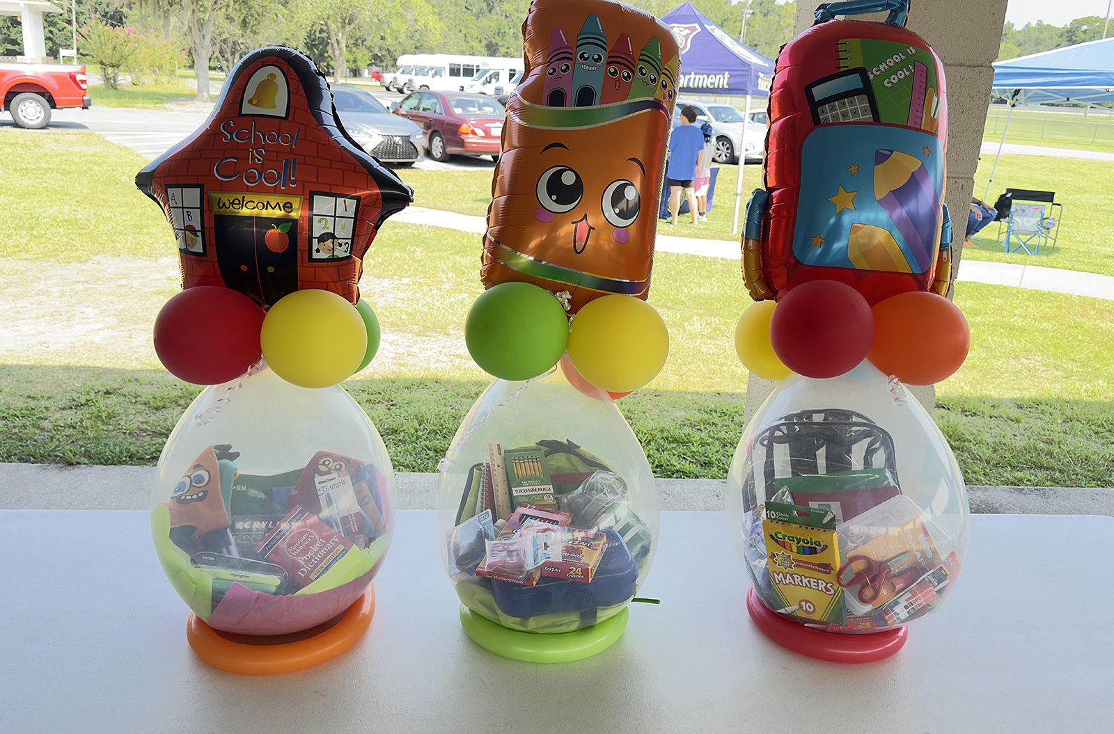 Back to school rally at James Brown Park