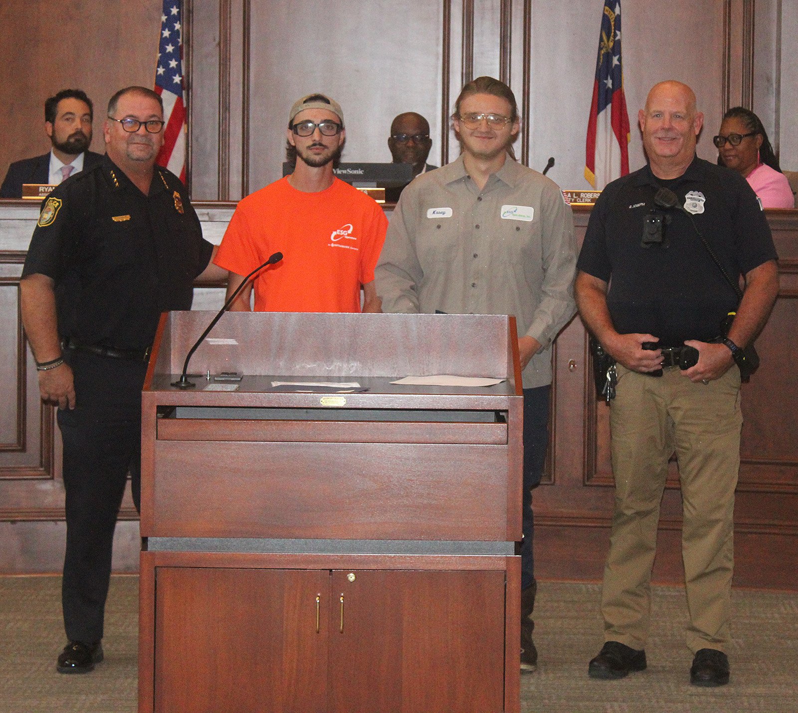 City honors ESG workers