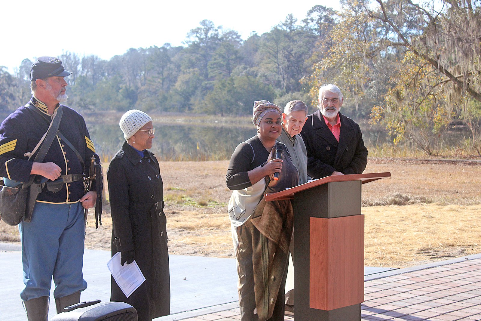 Georgia Power check to help Susie King Taylor Freedom Park come to life soon