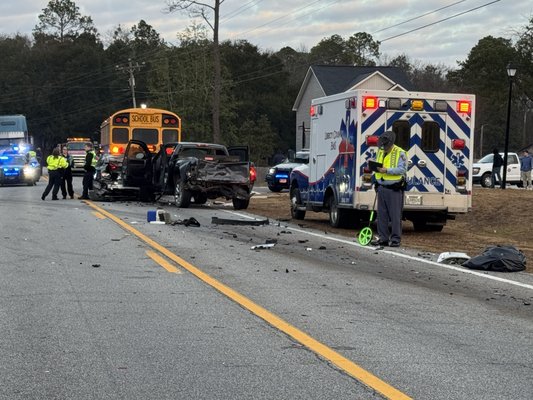 talmadge road bus accident