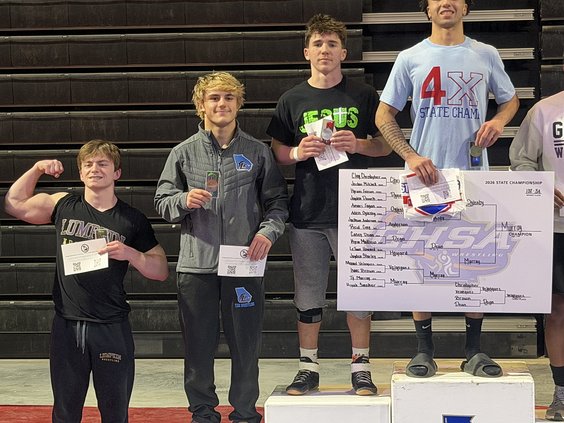 Two Tide wrestlers reach the podium at state meet