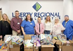 Teen’s annual ‘Coloring Books for Smiles’ donation given to LRMC