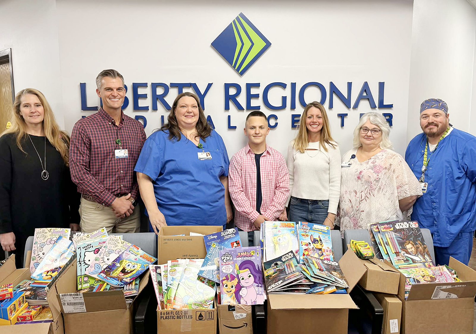Teen’s annual ‘Coloring Books for Smiles’ donation given to LRMC