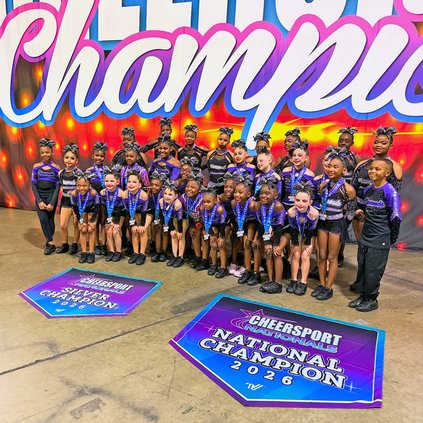 Topaz named national champions for Liberty Diamonds Elite cheer