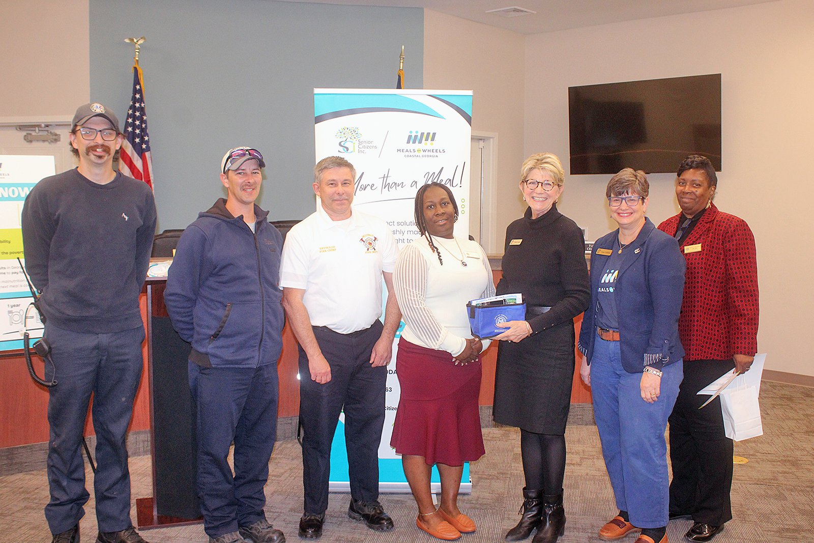 SCI staff and city of Midway.