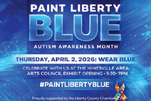 Arts Council invites community to ‘Paint Liberty Blue’ for autism awareness