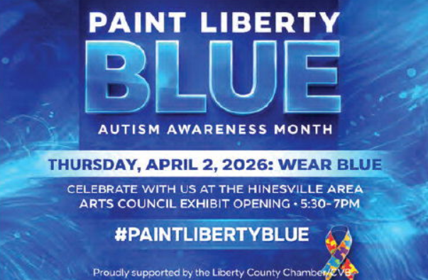 Arts Council invites community to ‘Paint Liberty Blue’ for autism awareness