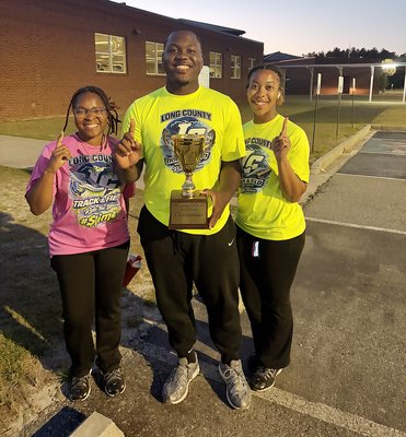 Long County region track trophy