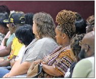 Commission, school board hopefuls answer questions, make their cases