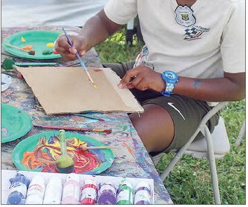 The sun shines on Earth Day