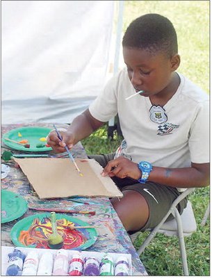 The sun shines on Earth Day