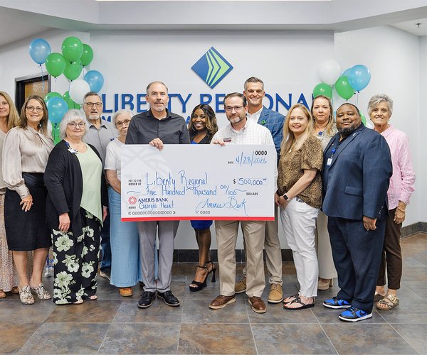 Ameris Bank gifts LRMC $500K through Georgia HEART Program