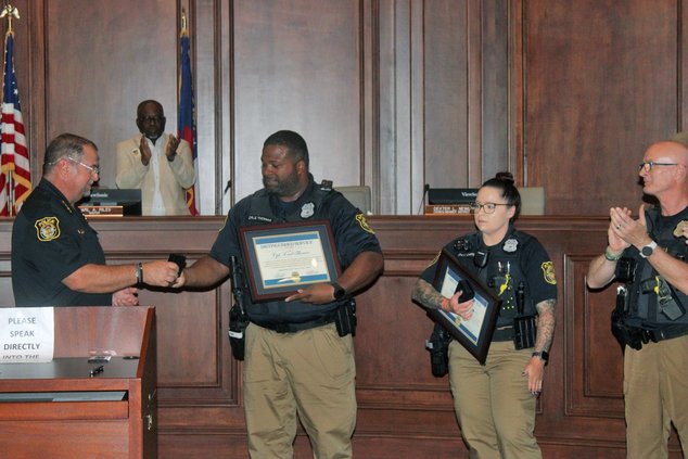 City council, HPD honor officers for life-saving work