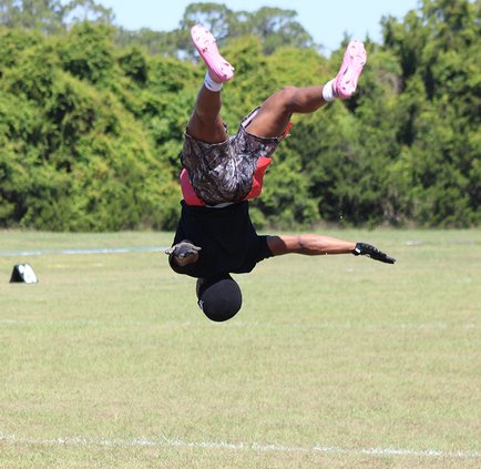 TD celebration