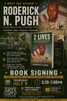 Arts Council to host book signing with Army veteran
