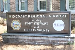MidCoast Airport sign