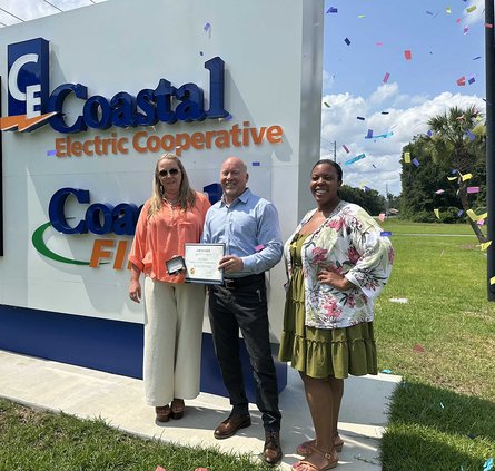Chamber honors Coastal Electric Cooperative