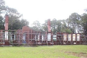 coming down at Hineshaw School